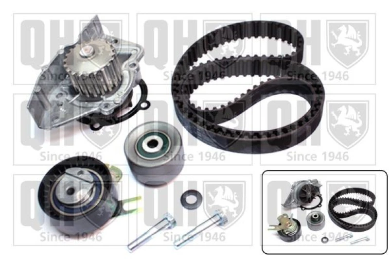 Image of QUINTON HAZELL Water pump and timing belt kit QUINTON HAZELL QBPK6940