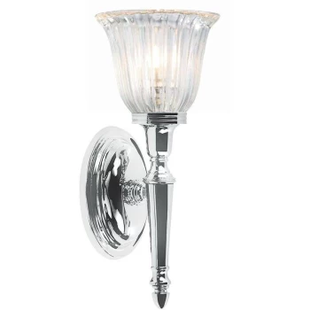 image of Elstead - Dryden - 1 Light Bathroom Wall Light Polished Chrome IP44, G9