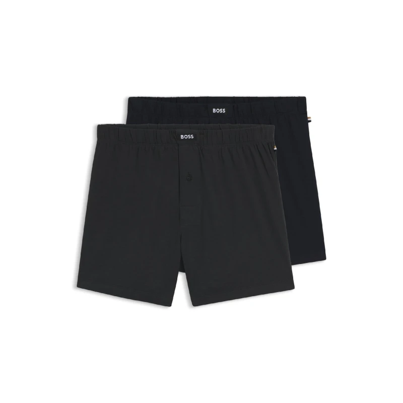 Image of Boss 2 Pack of Boxer Shorts in Stretch Cotton Multi Colour male 2XL