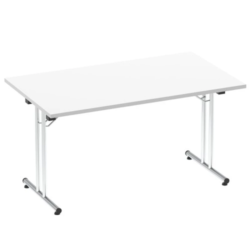 Image of Impulse Impulse 1400mm Folding Rectangular Table White Top IFR1400WHT