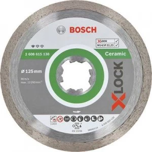 Image of Bosch X-LOCK diamond cut standard for ceramic 125mm Bosch Accessories 2608615138 Diameter 125mm