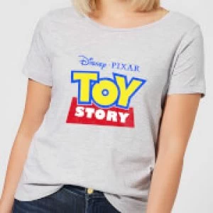 image of Toy Story Logo Womens T-Shirt - Grey - 3XL