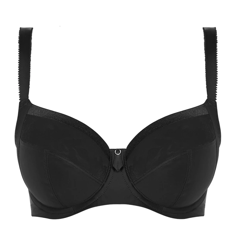 Image of Fantasie Illusion Underwired Side Support Bra BLK Black female 34FF