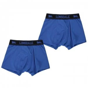 image of Lonsdale 2 Pack Trunk Junior Boys - Blue