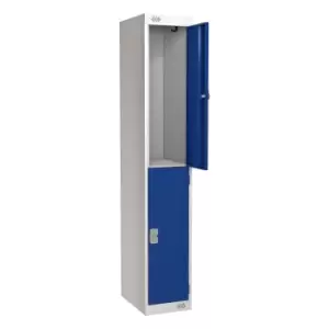 image of 2 Door Locker 300X300X1800 Blue Door