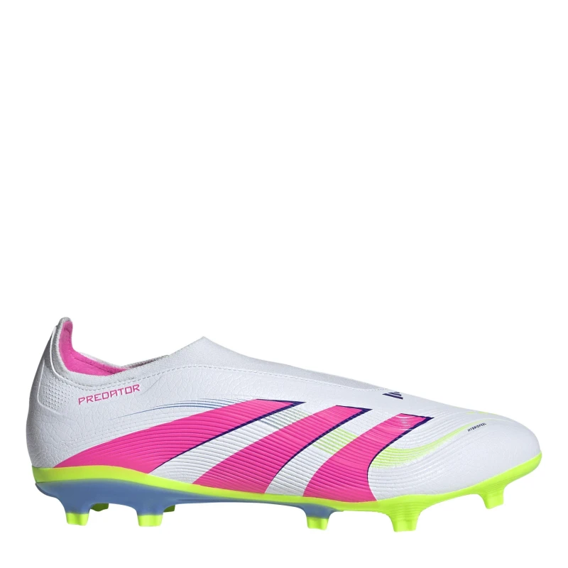 Image of adidas Unisex Adults Firm Ground Football Boots Wht/Pink/Lem unisex 6.5 (40)