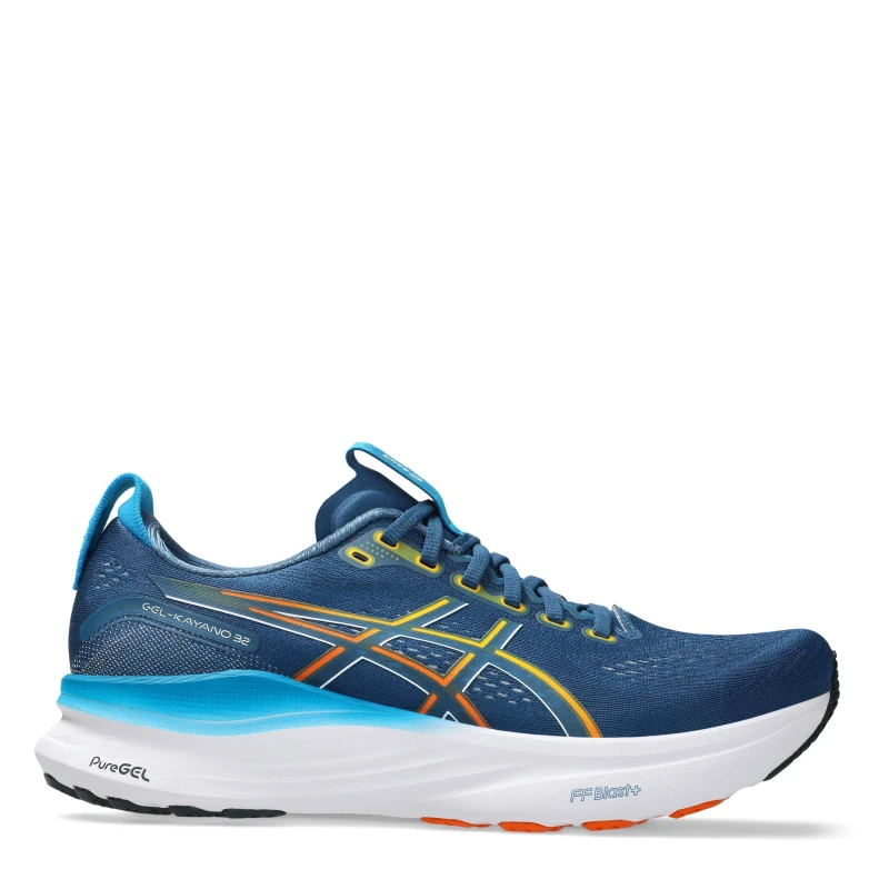 Image of Asics Gel-Kayano 32 Shoes Blue White SS26, Size 46,5 - EUR