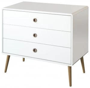 image of Softline 3 Drawer Chest - White