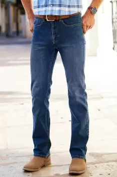 Image of Ultimate 4-Way Stretch Straight Fit Jeans 29"