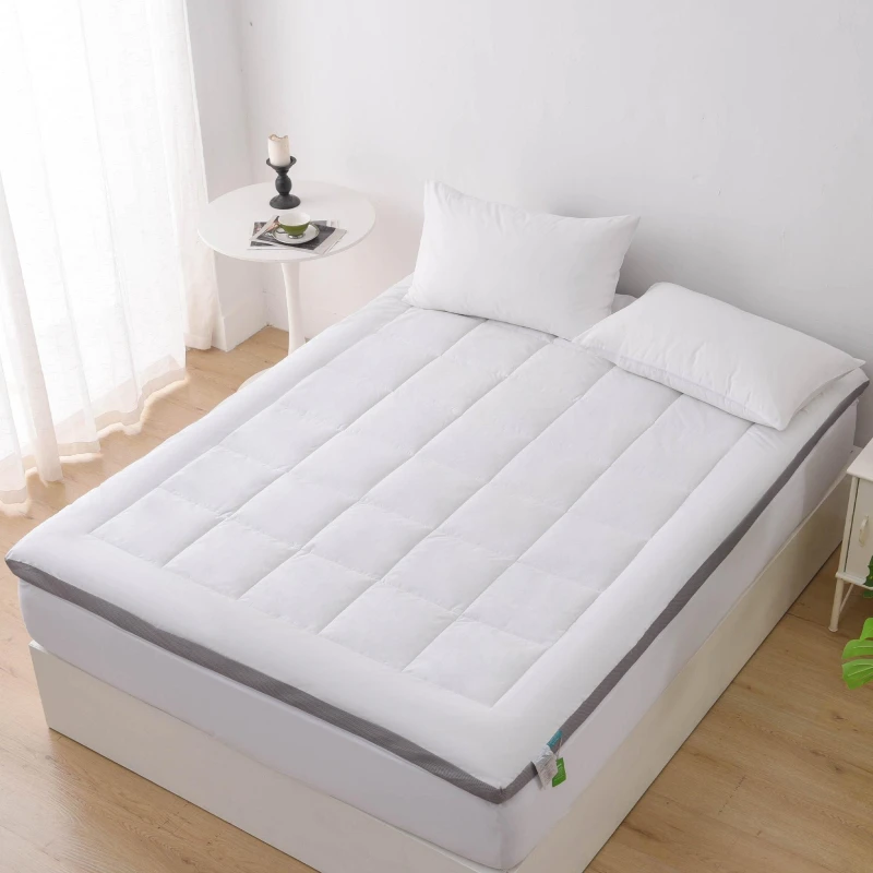 Image of Glamhaus Gel Memory Foam Mattress Topper - Oeko Tex 100 & Silvadur - King White