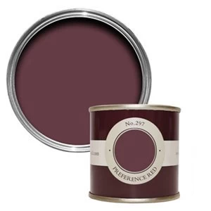 image of Farrow & Ball Preference red No. 297 Matt Emulsion Paint 100ml Tester pot