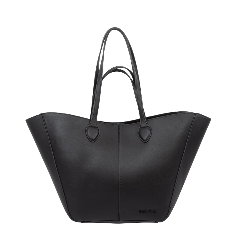Image of Jack Wills Winged Tote Bag - Black One Size