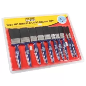 image of Fit For The Job 10Pc FFJ No Bristle Loss Paint Brush Set- you get 12