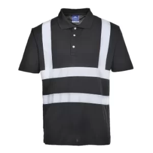 image of Portwest F477 Iona Polo Shirt Black 2XL