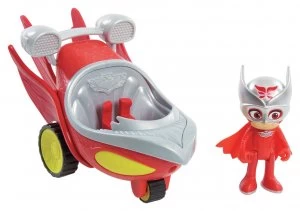 PJ Masks Speed Booster Vehicle Figure Set Owlette