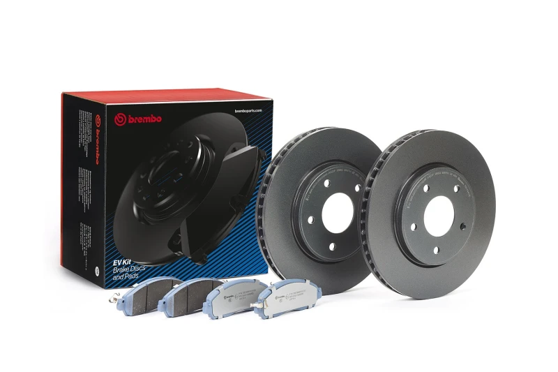 Image of BREMBO Brake discs and pads set BREMBO KT 08 018