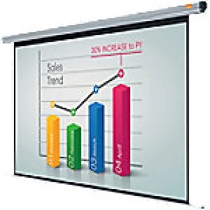 Image of Nobo 94" 1901973 Electric Wall Projector Screen