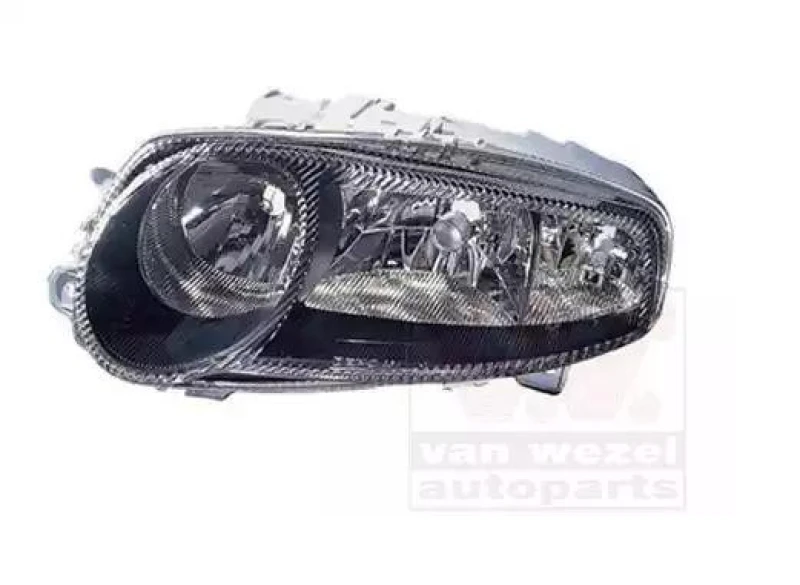 Image of VAN WEZEL 0147963 Headlights H7/H7/H1, Left, without motor for headlamp levelling Headlight (259)