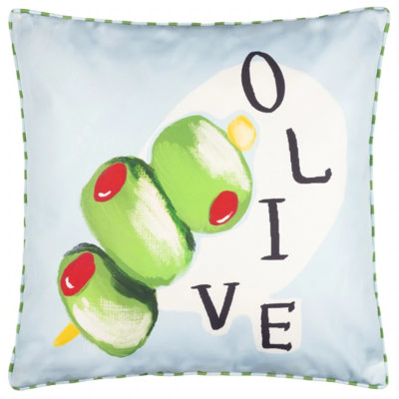 Image of Furn Mediterranean Olive 45X45 Outdoor Polyester Cushion Olive/Blue Green WXNPO Unisex