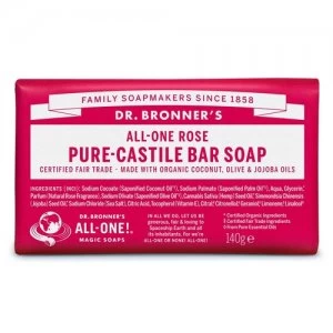 Image of Dr. Bronner's Rose ekologiskas kietas muilas
