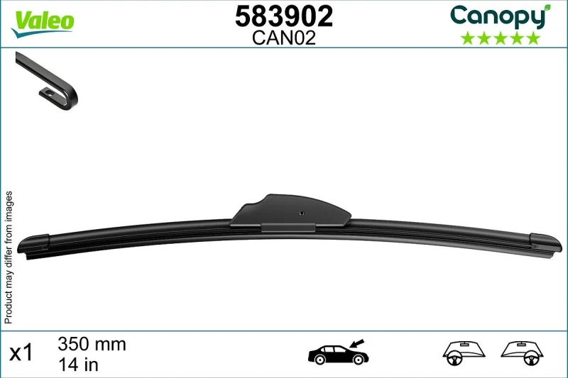 Image of Wiper blade VALEO 583902
