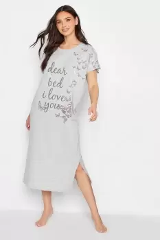 Tall Slogan Print Nightdress