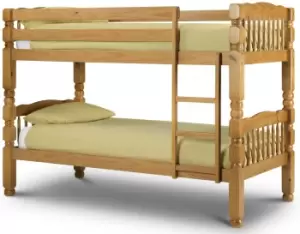 image of Julian Bowen Chunky Solid Pine Bunk Bed