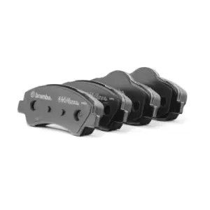 Image of BREMBO Brake pad set PEUGEOT,CITROEN P 61 113 1608691380,1619790580,1610699280 1619790580,1647863480