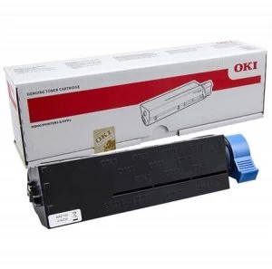 image of OKI 45807106 Black Laser Toner Ink Cartridge