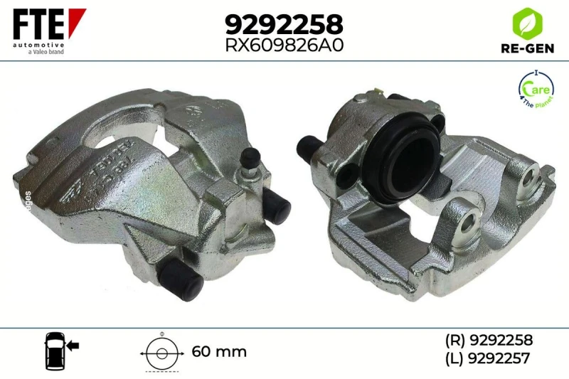 Image of Brake caliper FTE 9292258