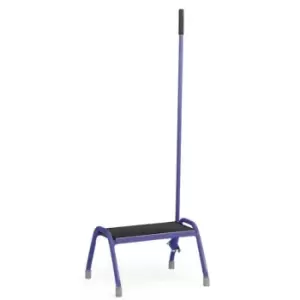 Image of GPC Industries Ltd For Heavy Duty Handy Steps 1 Tread with Post Blue