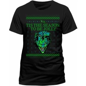 Image of The Joker - T'is The Season Mens Small T-Shirt - Black
