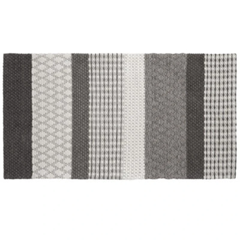 Image of Beliani Rug Akkaya Grey 80 X 150 Cm Wool