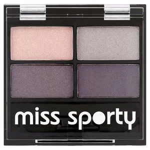 image of Miss Sporty Studio Colour Quattro Eyeshadow Smoky Green Eyes Purple