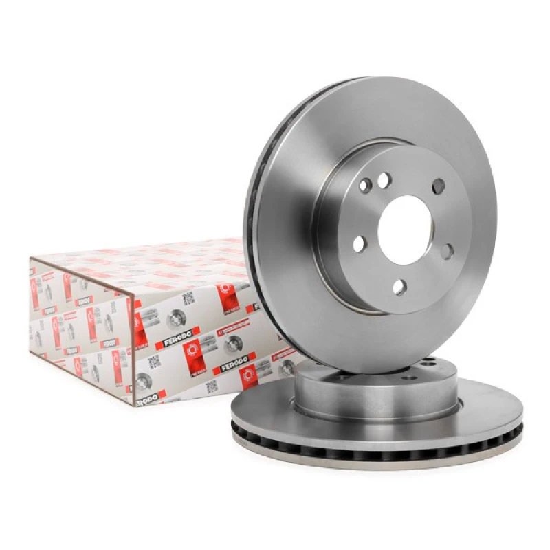 Image of FERODO DDF1690 Brake disc Vented, Oiled, with bolts/screws Brake Disc (82)