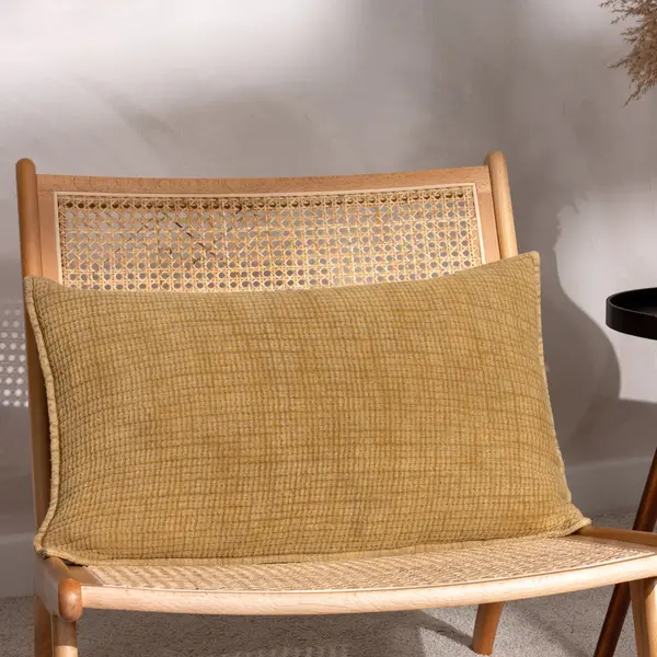 Image of Ribble Cushion Honey, Honey / 40 x 60cm / Polyester Filled