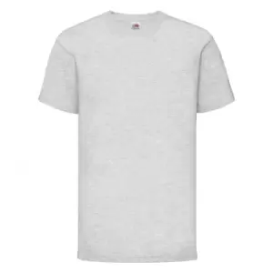 Image of Fruit Of The Loom Childrens/Kids Unisex Valueweight Short Sleeve T-Shirt (12-13) (Heather Grey)