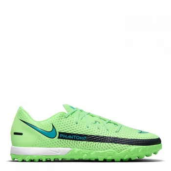 image of Nike Phantom GT2 Academy TF Turf Soccer Shoe - Lime/AquaMarine