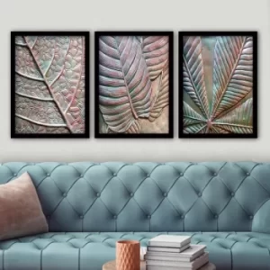 image of 3SC137 Multicolor Decorative Framed Painting (3 Pieces)