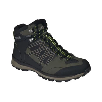 Image of Regatta Samaris Mid II Waterproof & Breathable Walking Boo - DkKhak/LmPch