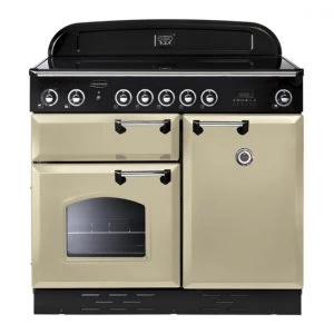 Image of Rangemaster CLAS100EICR-C Classic 100cm Induction Cream - Chrome
