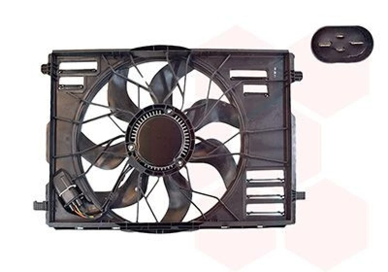 Image of VAN WEZEL Fan, radiator VAN WEZEL 2946747
