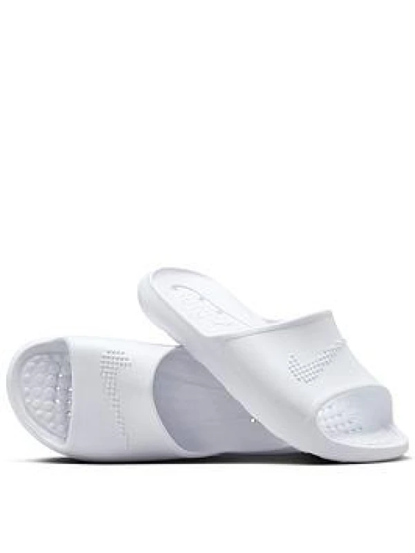 Image of Nike Victori One Womens Shower Slides - White Female 4
