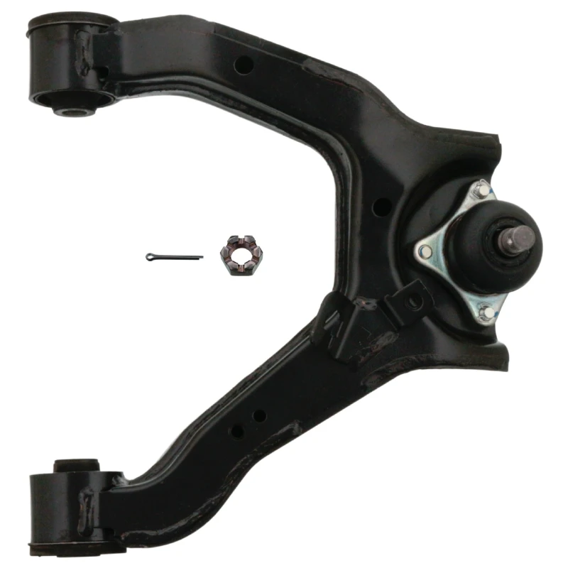 Image of FEBI BILSTEIN 41253 Suspension arm Control Arm, Sheet Steel, Upper, with ball joint, with rubber mounts Sheet Steel Track Control Arm (273)