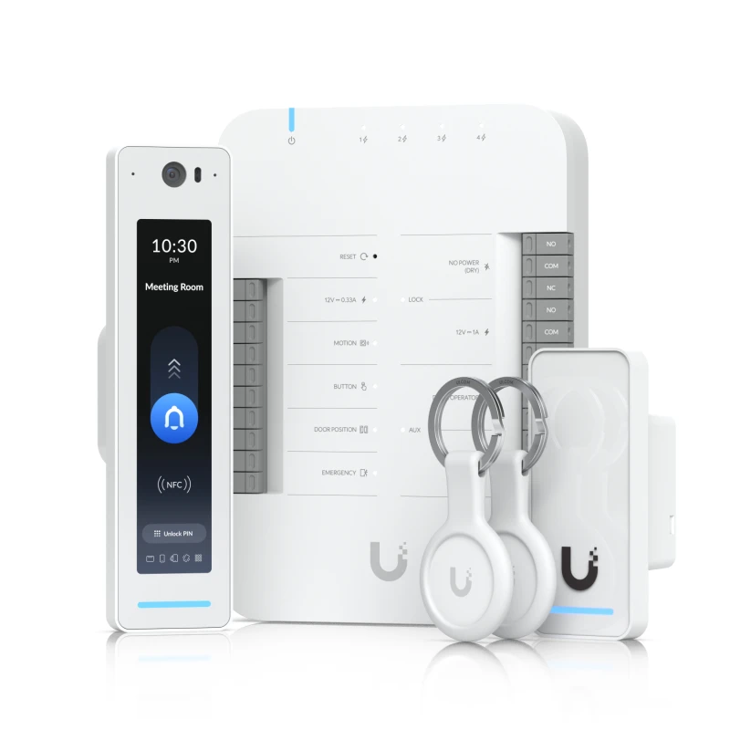Image of Ubiquiti G3 Starter Kit Pro security access control system Grey. White