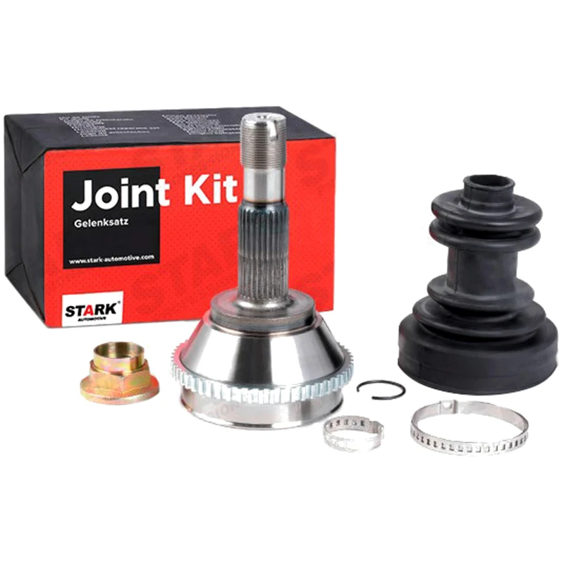 Image of STARK SKJK-0200078 CV Joint Front Axle, with rubber mount Joint Kit,drive shaft (5)