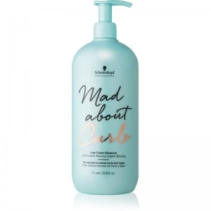 image of Schwarzkopf Professional Mad About Curls Moisturizing Shampoo For Wavy Hair low foam 1000ml