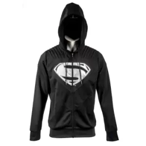 image of Superman Black Hoodie (Size L)