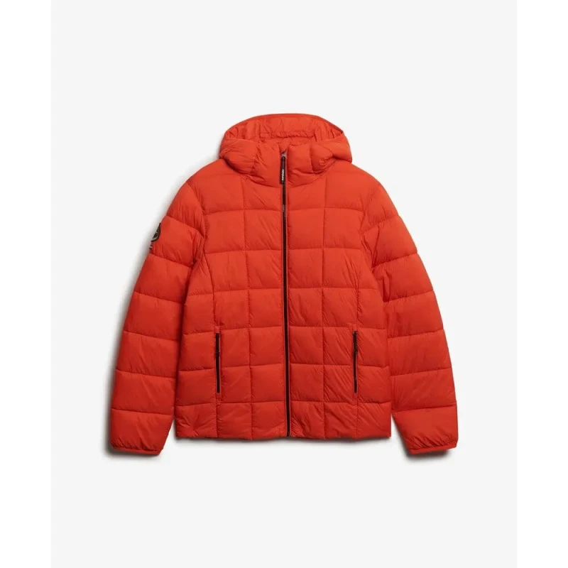 Image of Superdry Down jacket Superdry Fuji Lite Orange Male S