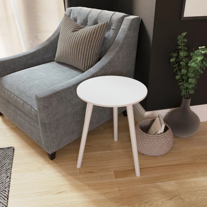 Image of Lassic Vida Designs Round Side Table White unisex One Size